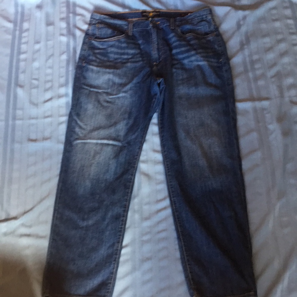 Men’s Lucky Brand 38 x 32 Blue Jeans Straight